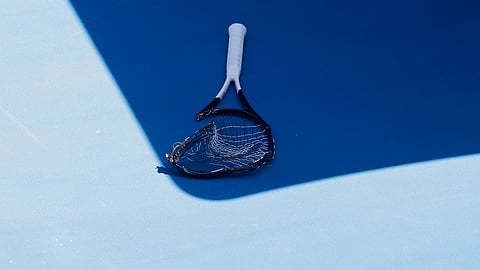 This could be Fabio Fognini’s racket if things don’t go well.