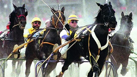 Harness racing at Harrah’s Philadelphia.