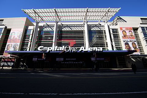 Capital One Arena in Washington, D.C., which will host the East Regionals (Nick Wass)