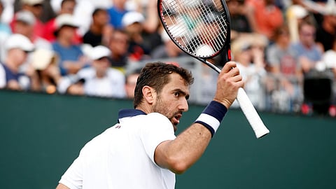 Marin Cilic played at Indian Wells in march and plays Thursday in the Round of 16 at the Hungarian Open.