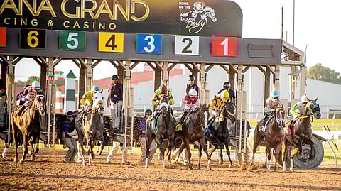 Racing at Indiana Grand