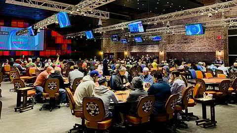 Harrah’s brand new WSOP poker room opens Friday, April 26.