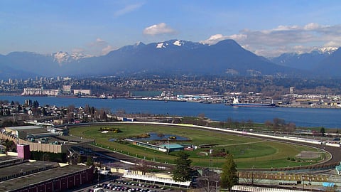 The view from above Hastings.