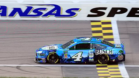 Kevin Harvick, shown during qualifying for the pole Friday, hopes to be the first multiple winner in Saturday’s Digital Ally 400 (Orlin Wagner)