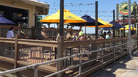 The Fins Bar at Resorts Casino-Hotel’s LandShark Bar & Grill (Chuck Darrow)