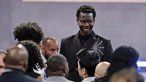 After too much sitting and waiting, Bol was finally drafted – only to be traded. (AP Photo/Julio Cortez)