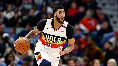 Anthony Davis will team with LeBron James in Los Angeles next season, but who else? (AP Photo/Tyler Kaufman, File)