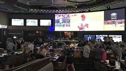 The new Borgata Moneyline Bar & Book.