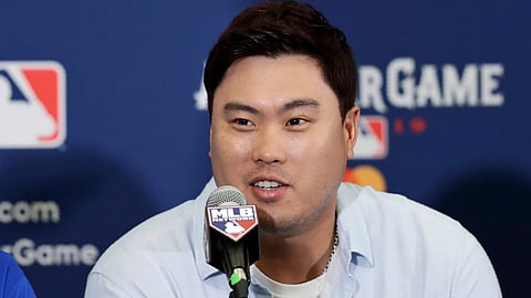 Hyun-Jin Ryu, Toronto ace, back when he was a Dodger ace.