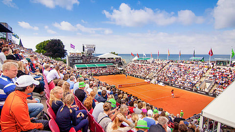 The clay court of Bastad, Sweden.