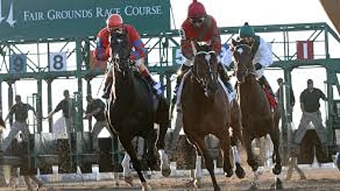 Racing at Fair Grounds.