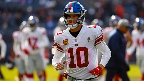 Giants quarterback Eli Manning (shown during pregame on Nov. 24) may be the key to the Eagles getting back in the win column (Paul Sancya)