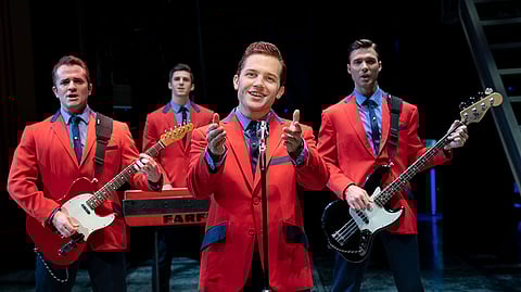 Corey Greenan, Eric Chambliss, Jon Hacker and Michael Milton in Jersey Boys