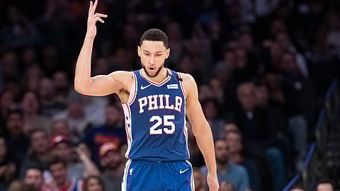 This is Ben Simmons, thinking about a triple-double.