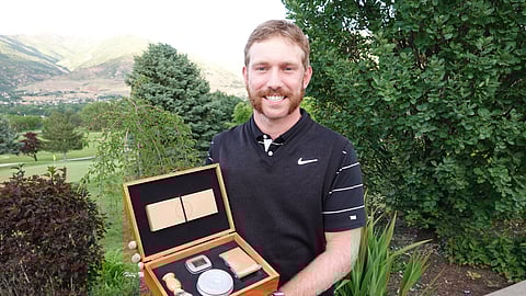 Jimmy Stanger, shown here after winning the Utah Mustache Championship, is favored to win the Laurel Oaks Series 2 event