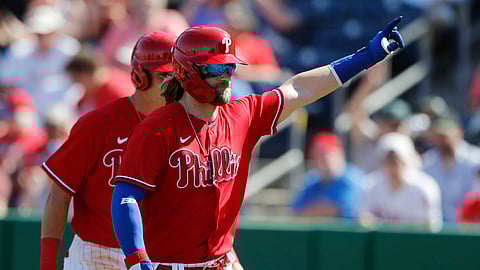 Phillies right fielder Bryce Harper will have one more manager on his major league resume once baseball kicks off