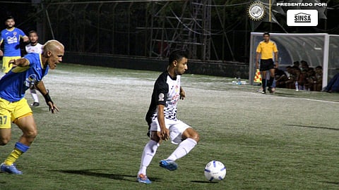 Cacique Diriangén F.C. in action vs Managua FC on March 28, 2020.