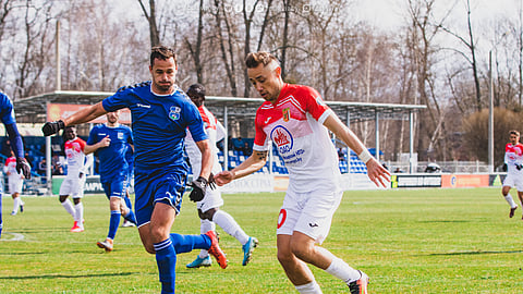 Slavia Mozyr in action