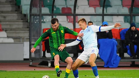 Dinamo Minsk in action