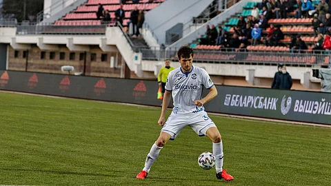Vsevolod Sadovskiy of Dynamo Brest in action