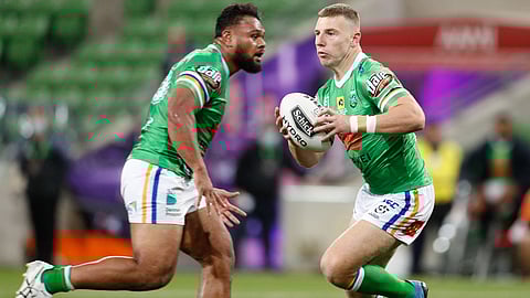 Canberra Raiders in action