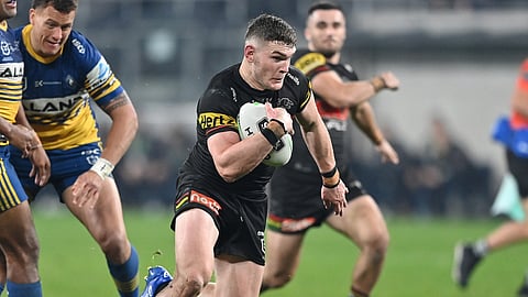 Penrith Panthers in action vs Parramatta Eels