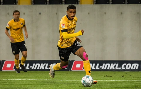 Dynamo Dresden in action.