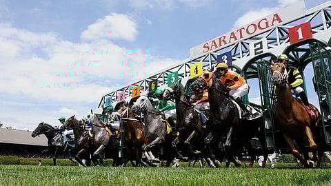 Racing at Saratoga