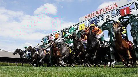 Racing at Saratoga