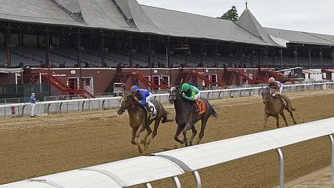 Racing at Saratoga.