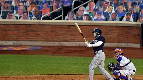 A two-run home run by the Clint Frazier helped get the Mets-Yankees to an Over on Day 1 of Summer Camp games