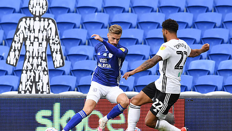 Cardiff City in action