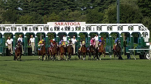 Racing at Saratoga