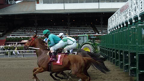 Racing at Saratoga