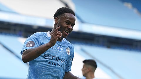 Will Manchester City's Raheem Sterling be celebrating in today's match against Lyon?