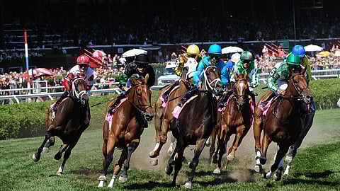 Racing at Saratoga