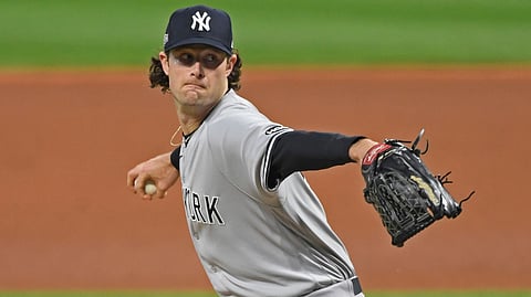 New York Yankees starting pitcher Gerrit Cole.