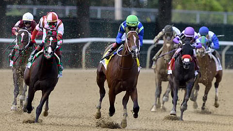 Jackies Warrior, winning the Champagne Stakes on Oct. 10, 2020, is one of the big names to watch, but not necessarily bet, on Future Stars Friday.