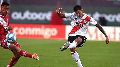 River Plate in action