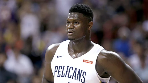 Zion says: What do you mean I can't hit a three? Of course I can hit a three.