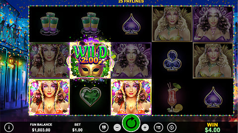 Mardi Gras Magic, a new game on casinomax.com