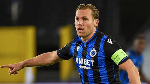 Club Brugge captain Ruud Vormer in action