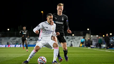 Borussia Monchengladbach in action