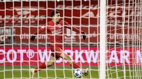 Almere City in action.