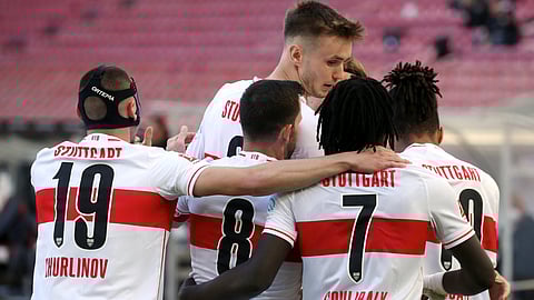 Stuttgart in action.