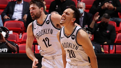 Joe Harris and Landry Shamet better be ready to knock down shots when Kyrie passes them the ball.
