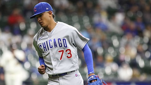 Cubs pitcher Adbert Alzolay. Remember the name. He's going to win you money.