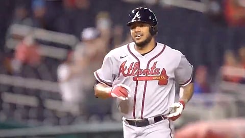 Take that Otani! Huascar Ynoa is the first pitcher in Braves history to homer in back-to-back games.