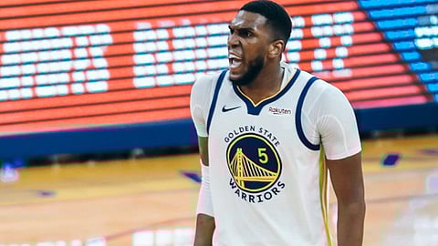 Steph and Draymond get all the photos so here's to you Kevon Looney! Now go Over 17.5.