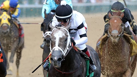Racing at Churchill Downs.
